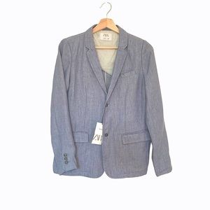 Zara boys linen blazer - brand new
